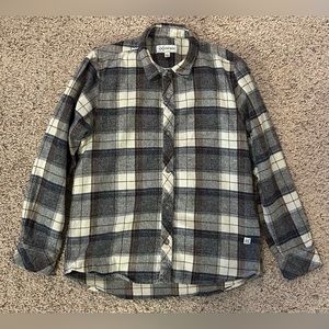Flannel button-down shirt
